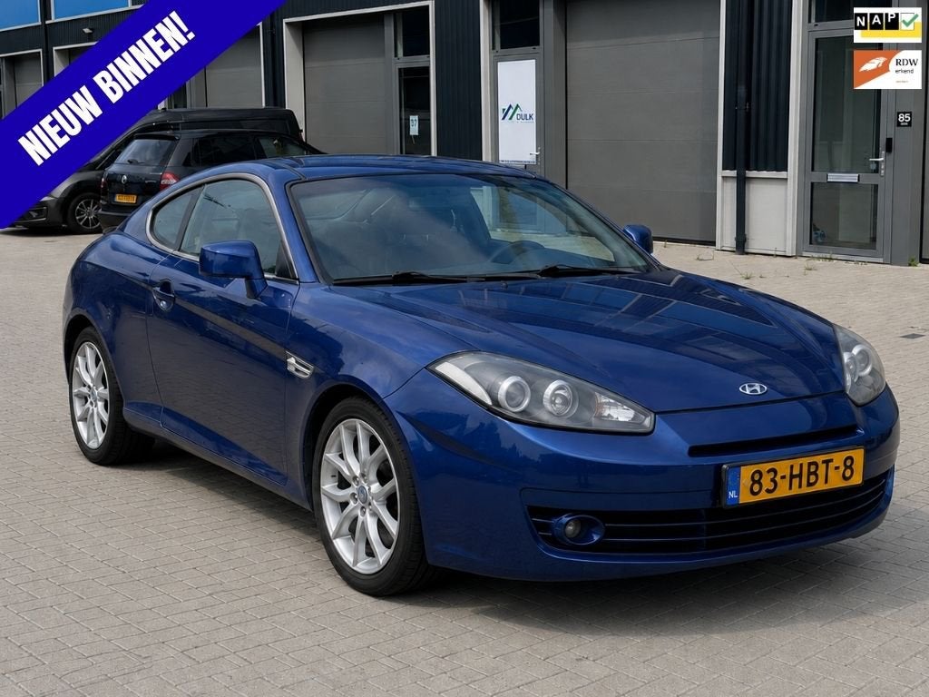 Hyundai Coupé 2.0| Eerste eig | Leder | Cruise | NAP | Uniek, Auto's, Bedrijf, Handgeschakeld, 550 kg, Stoelverwarming