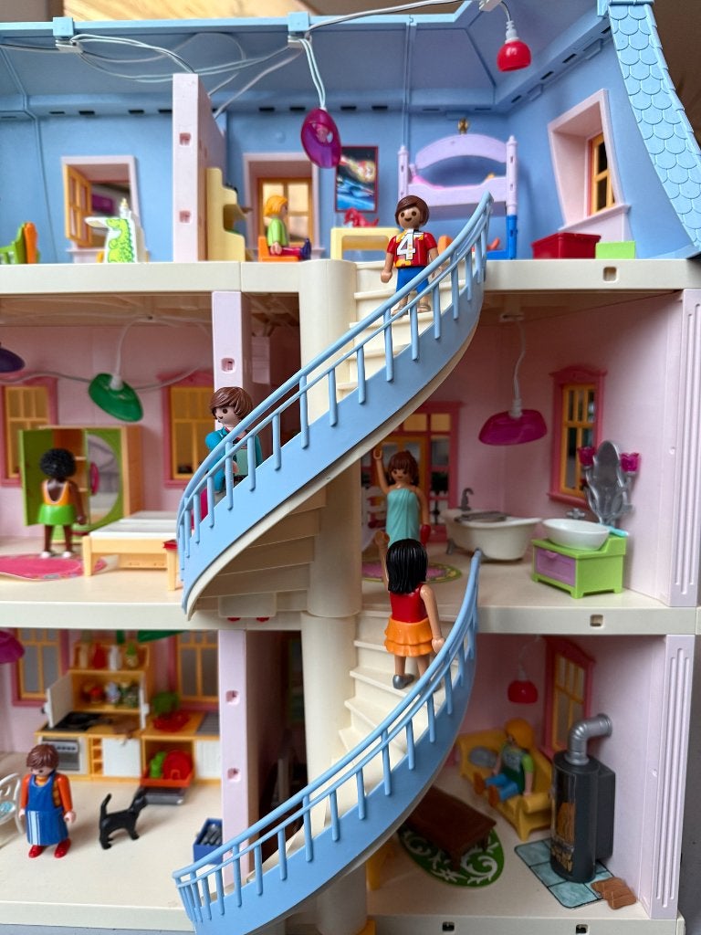 Playmobil dollhouse herenhuis met veel uitbreidingen, Ophalen, Gebruikt, Gebouw, Complete set