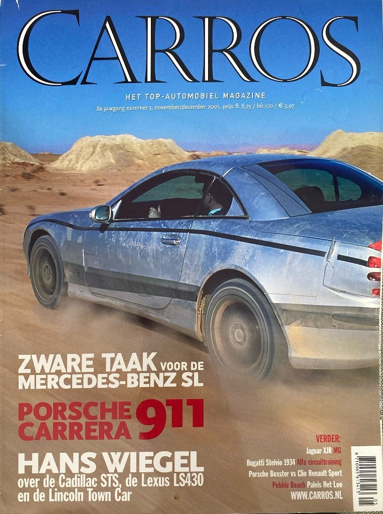 Carros Magazine - November/December 2001, Gelezen, Hans Wiegel, Mercedes, Ophalen of Verzenden