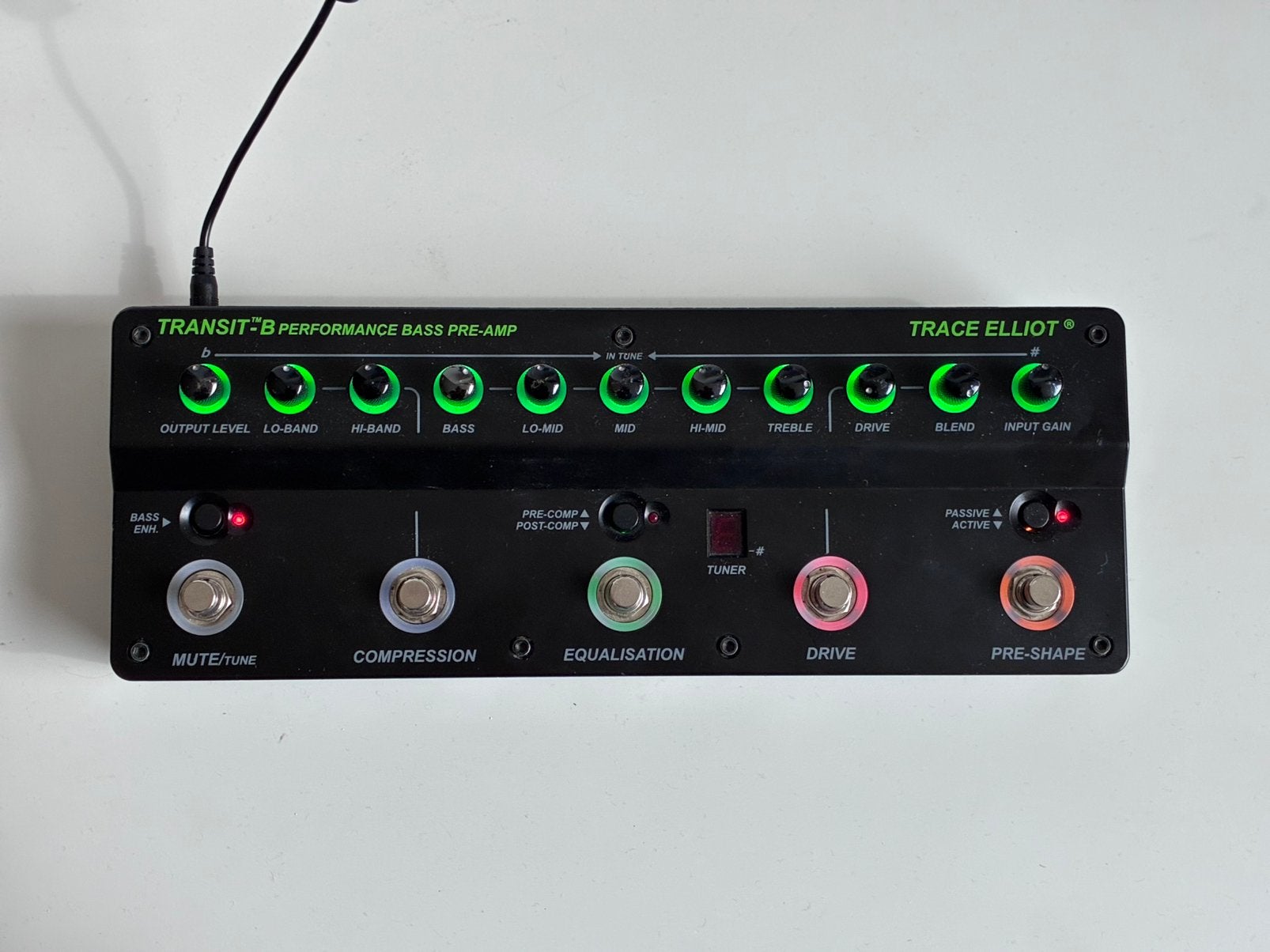 Trace Elliot Transit B Bass pre-amp, Ophalen of Verzenden, Gebruikt, Volume