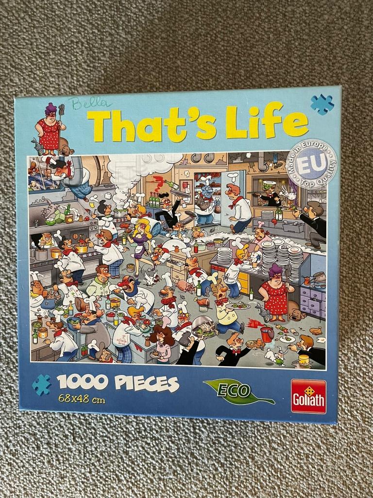 Puzzel 1000 stukjes, Hobby en Vrije tijd, Ophalen of Verzenden, 500 t/m 1500 stukjes, Gebruikt, Legpuzzel