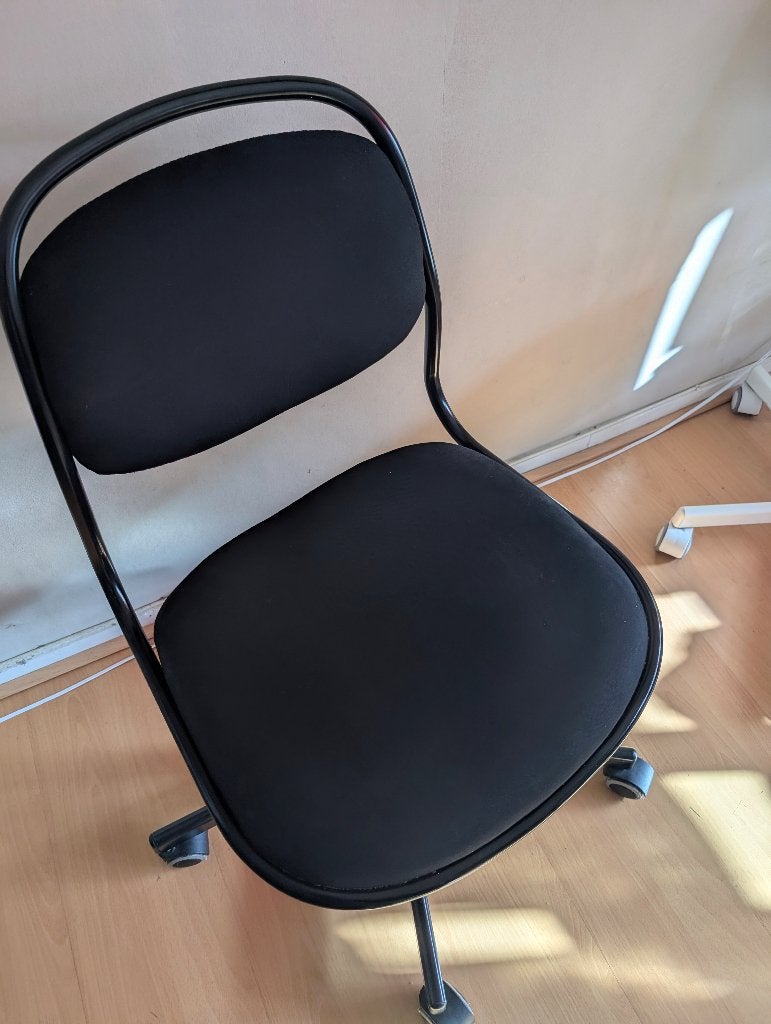 Kinderbureaustoel Ikea Örfjäll zwart, Ophalen, Gebruikt, Zwart, Bureaustoel