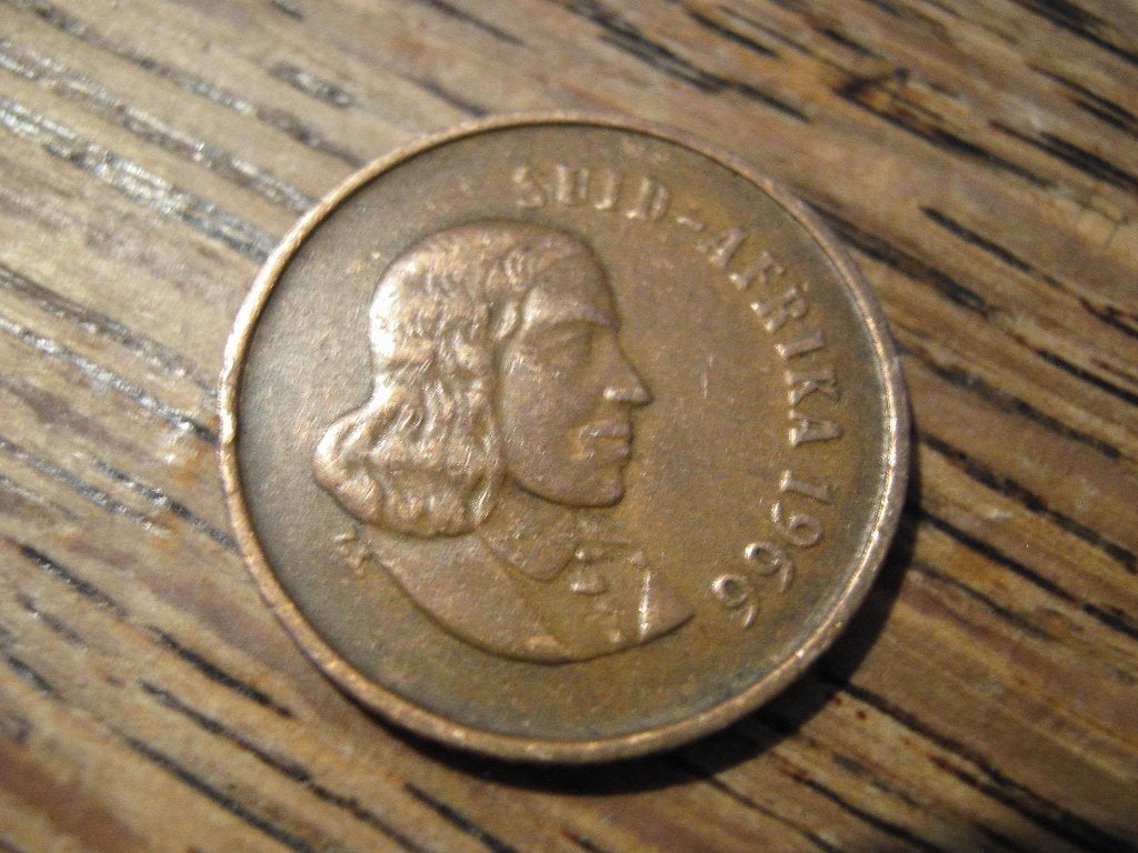Suid Afrika 1 Cent 1966, Jan van Riebeeck #512, Postzegels en Munten, Munten | Afrika, Losse munt, Zuid-Afrika, Ophalen of Verzenden