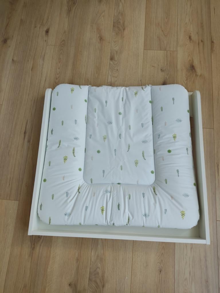Opzetstuk IKEA Malm commode met aankleedkussen, Ophalen, Gebruikt, Aankleedkussen, Overige merken