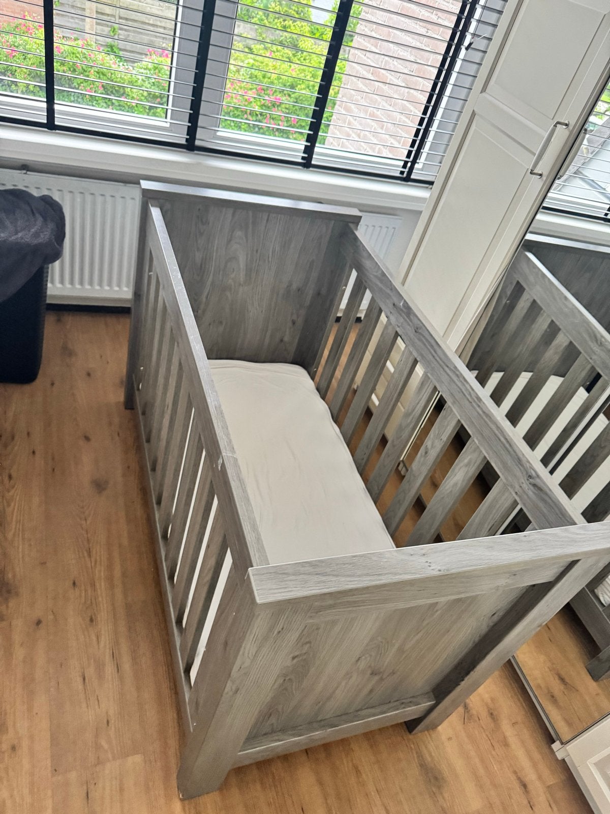 Babykamer - ledikant - commode, Ophalen, Gebruikt, 50 tot 70 cm, 100 cm of meer