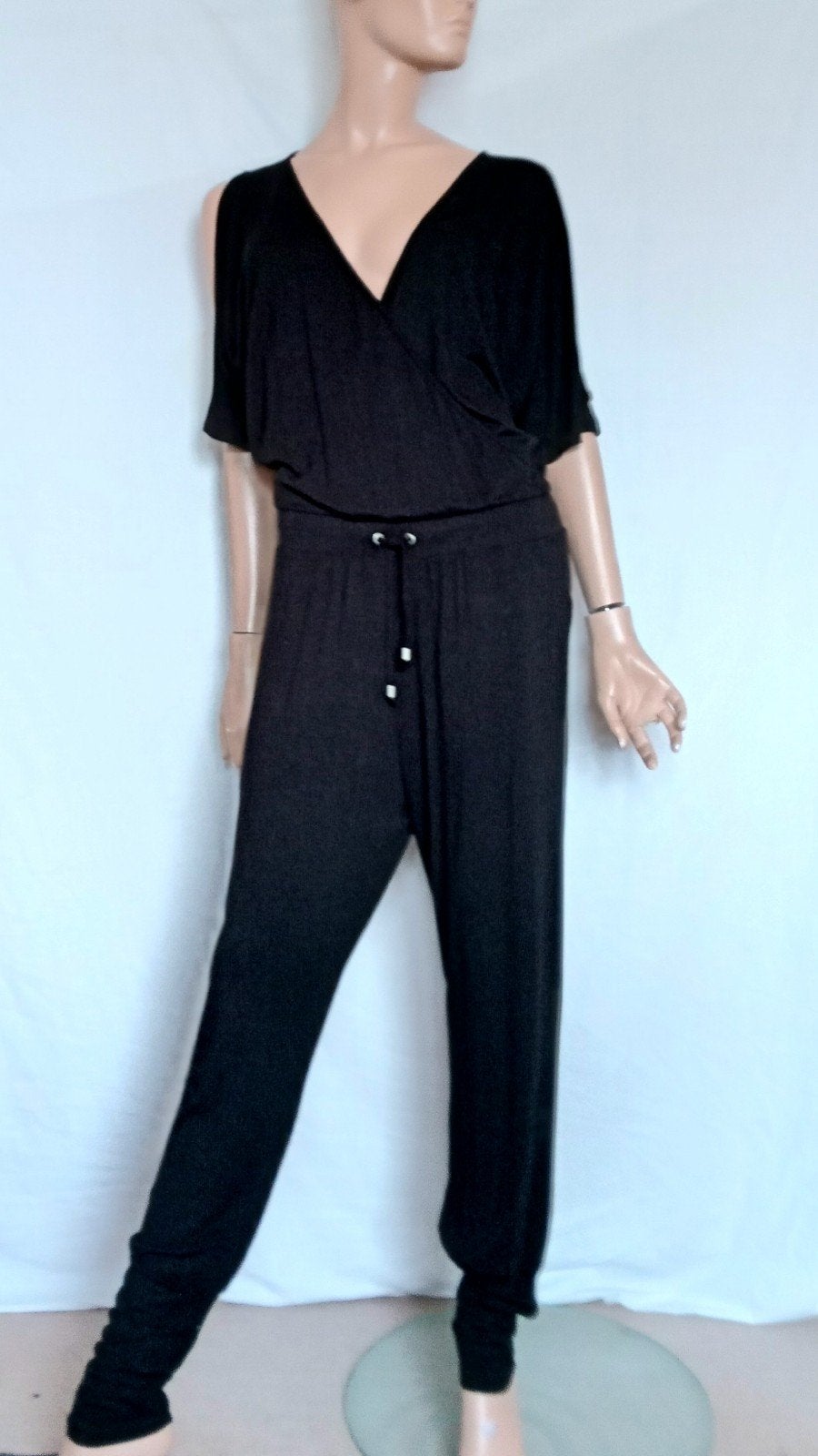 KARL LAGERFELD Jumpsuit, Ophalen of Verzenden, Zo goed als nieuw, Maat 42/44 (L), Zwart
