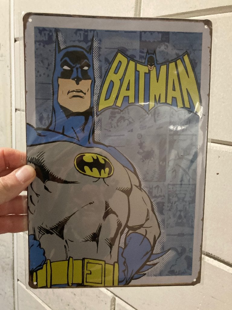 Batman poster metaal, Verzamelen, Posters, Ophalen of Verzenden, Nieuw, A1 t/m A3, Film en Tv
