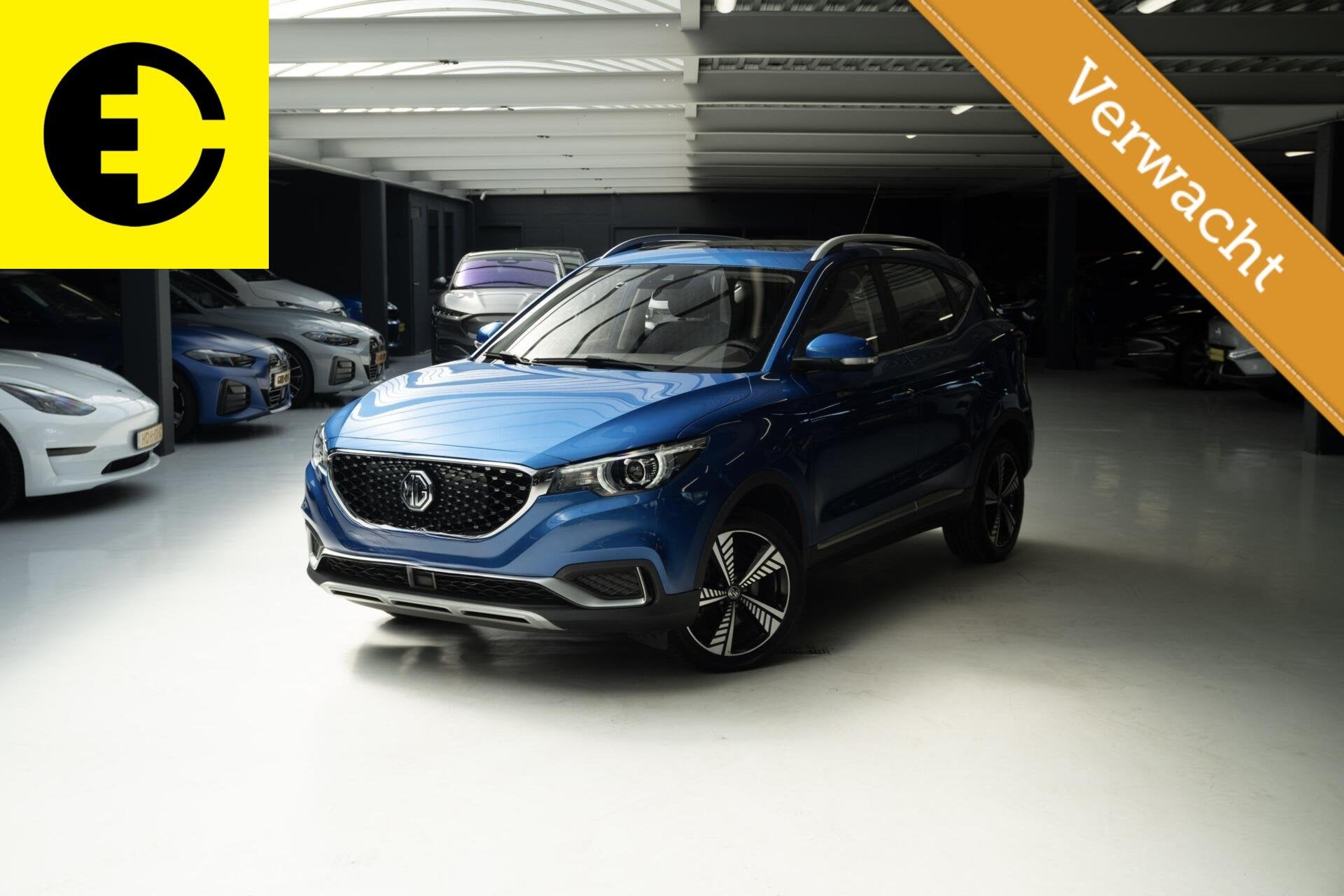 MG ZS EV Luxury 45 kWh | SOH 91.6% | Adaptive | Pano | Incl., Auto's, 45 kWh, Gebruikt, Zwart, 143 pk