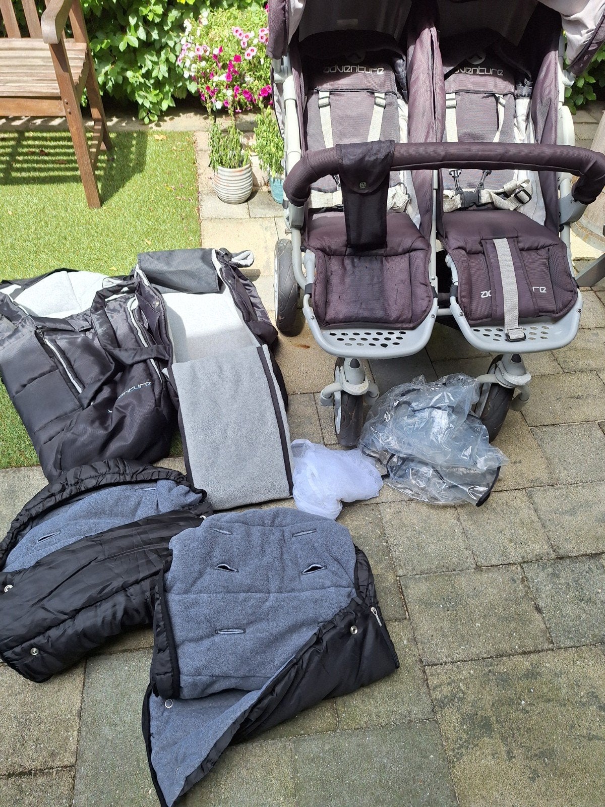 Adventure Duowagen - Complete set met accessoires, Gebruikt, Duowagen, Combiwagen, Ophalen