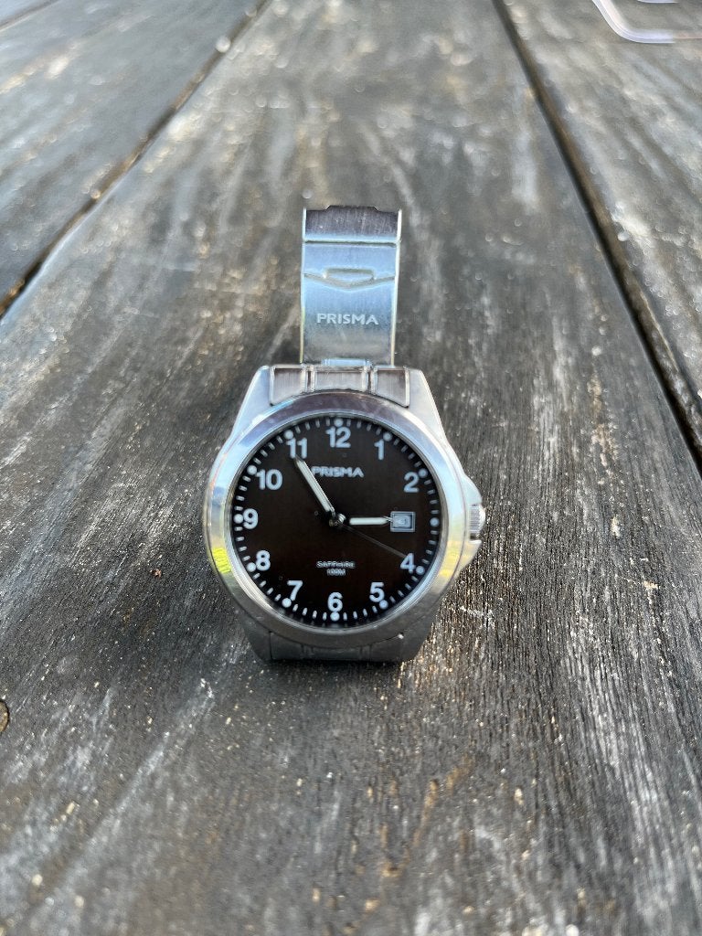 Prisma Sapphire Quartz, Overige merken, Staal, Staal, Polshorloge