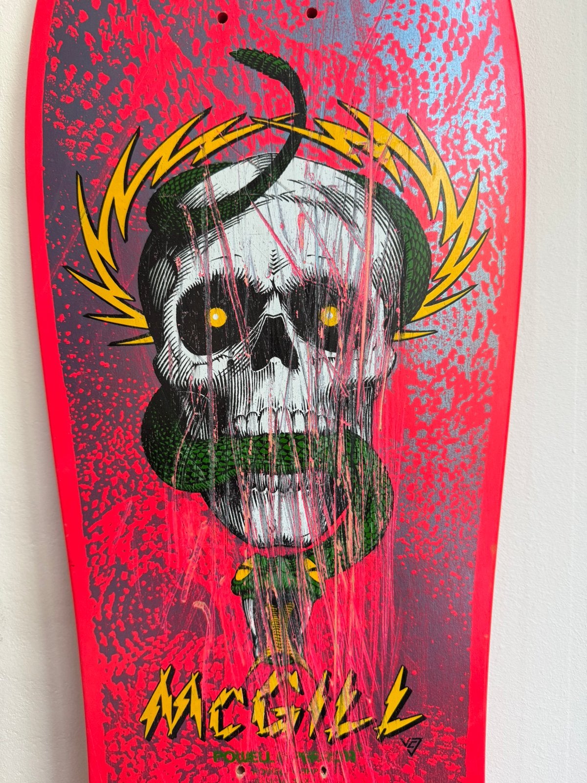 Vintage Powell Peralta McGill skateboard deck og origineel, Verzenden, Zo goed als nieuw, Skateboard