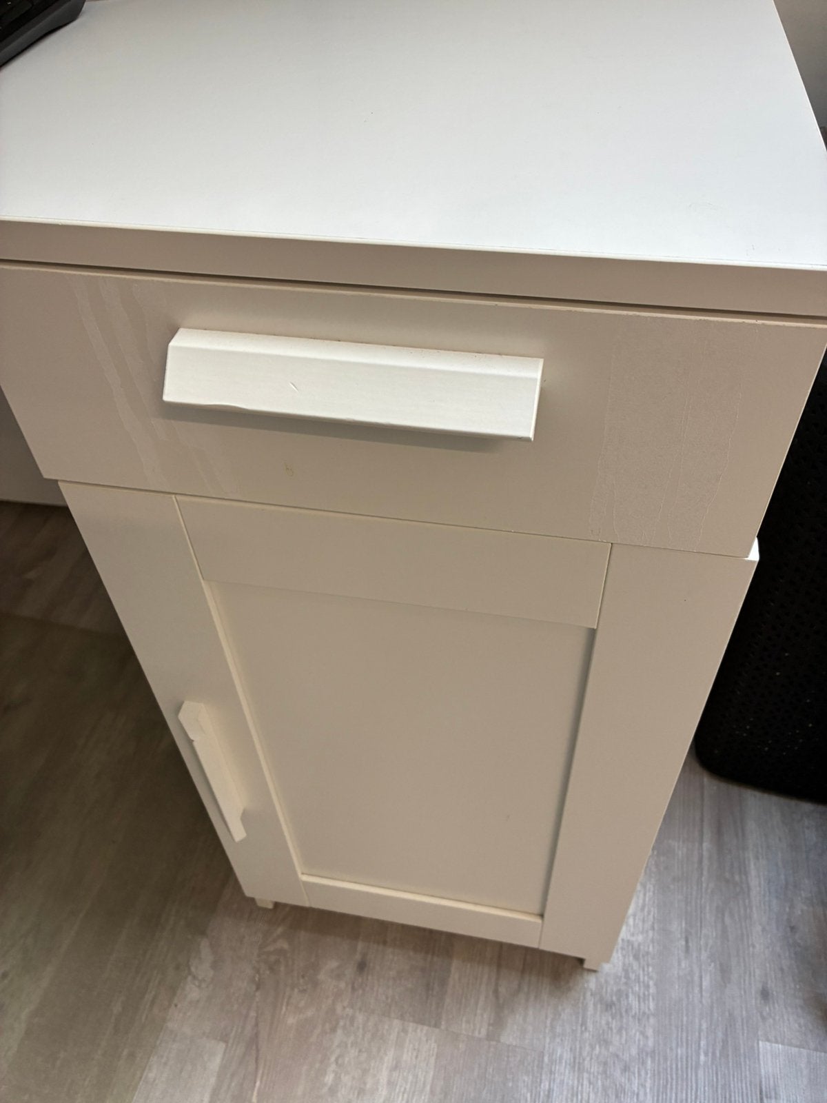 Bureau ikea wit, Ophalen, Gebruikt, Hout, IKEA