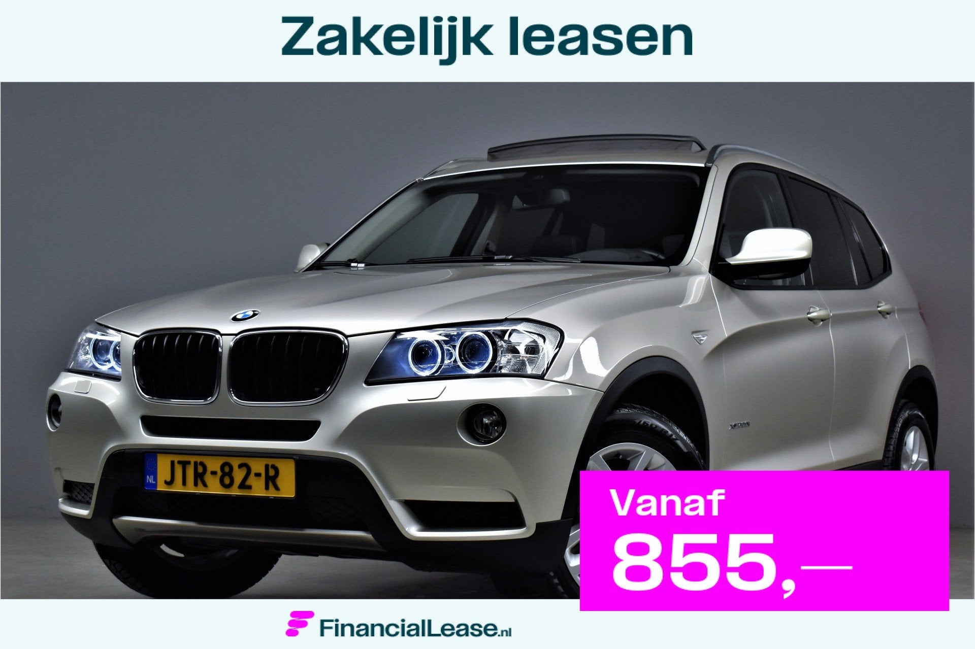 BMW X3 xDrive20i 184pk Automaat High Executive 1e Eig Dealer, Automatische klimaatregeling, Gebruikt, 4 cilinders, Leder en Stof