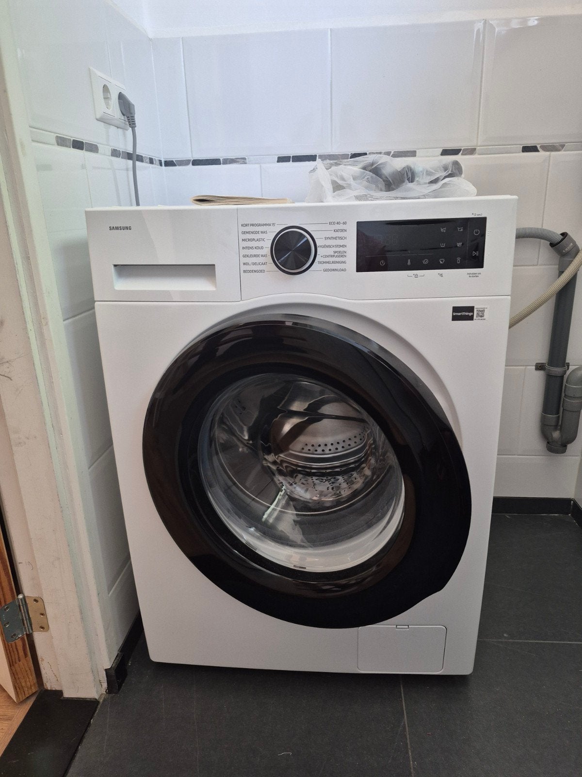Samsung Wasmachine 8 kg - Zo goed als nieuw, Ophalen, 1200 tot 1600 toeren, 8 tot 10 kg, Zo goed als nieuw