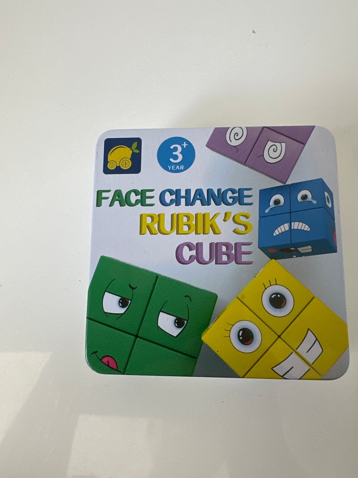 Face Change Rubik's Cube - Emotie Blokken Spel, Ophalen of Verzenden, Zo goed als nieuw, Overige typen