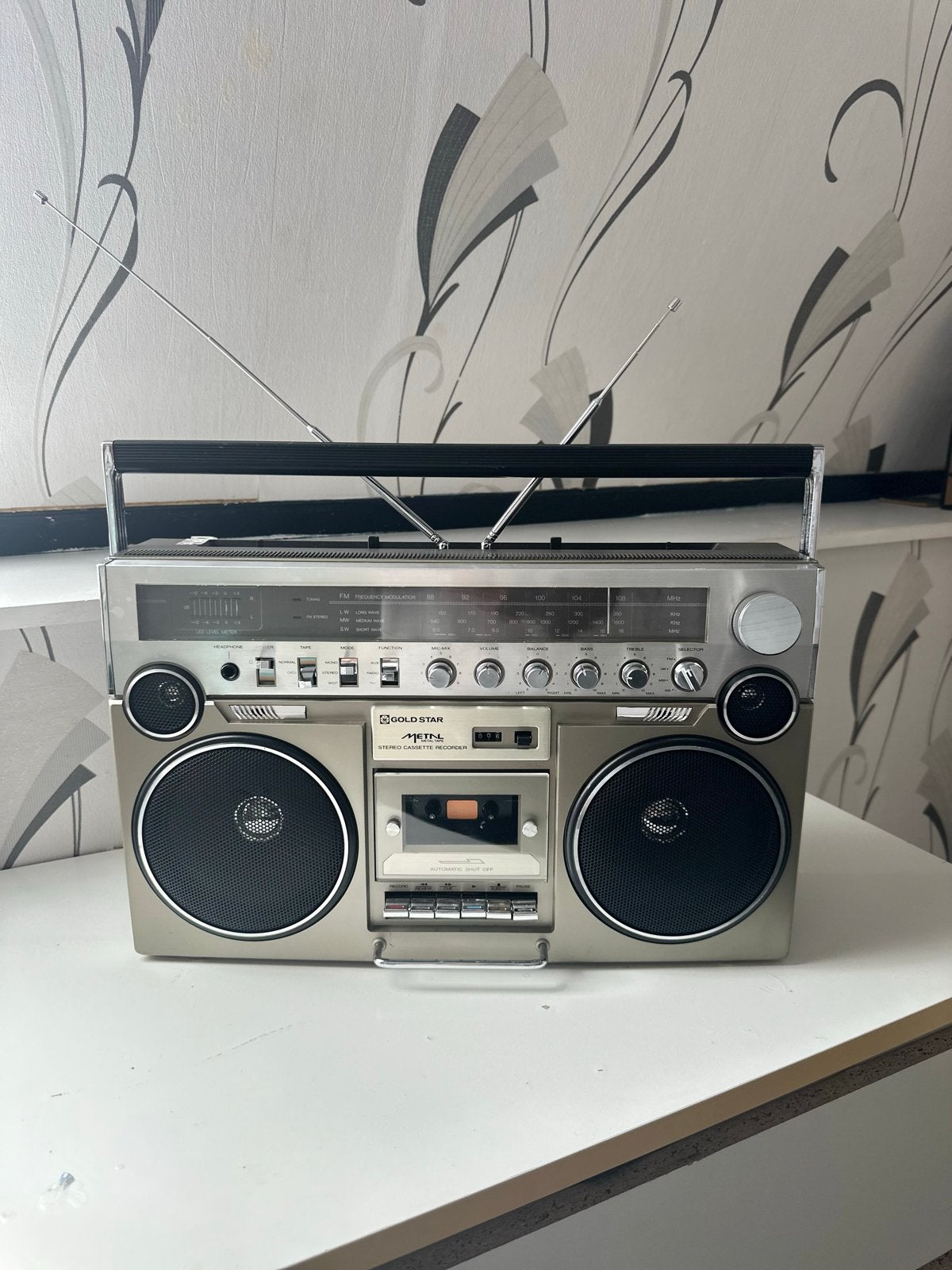 Vintage GoldStar MTR Boombox - Volledig Werkend, Verzenden, Gebruikt, Radio