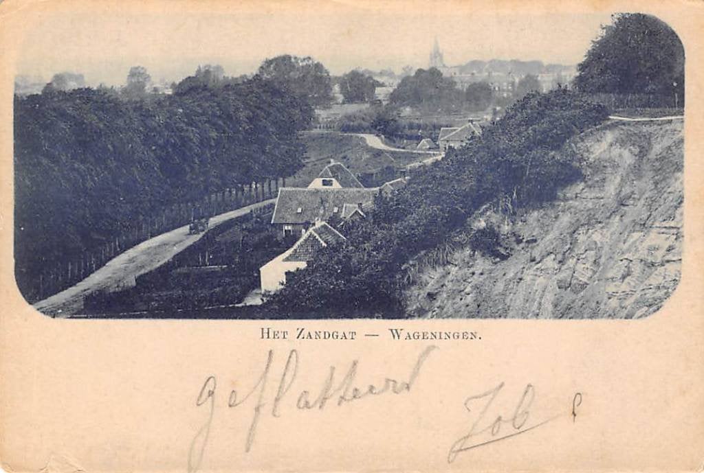 Wageningen Het Zandgat [1898], Verzenden, Voor 1920, Ongelopen, Gelderland