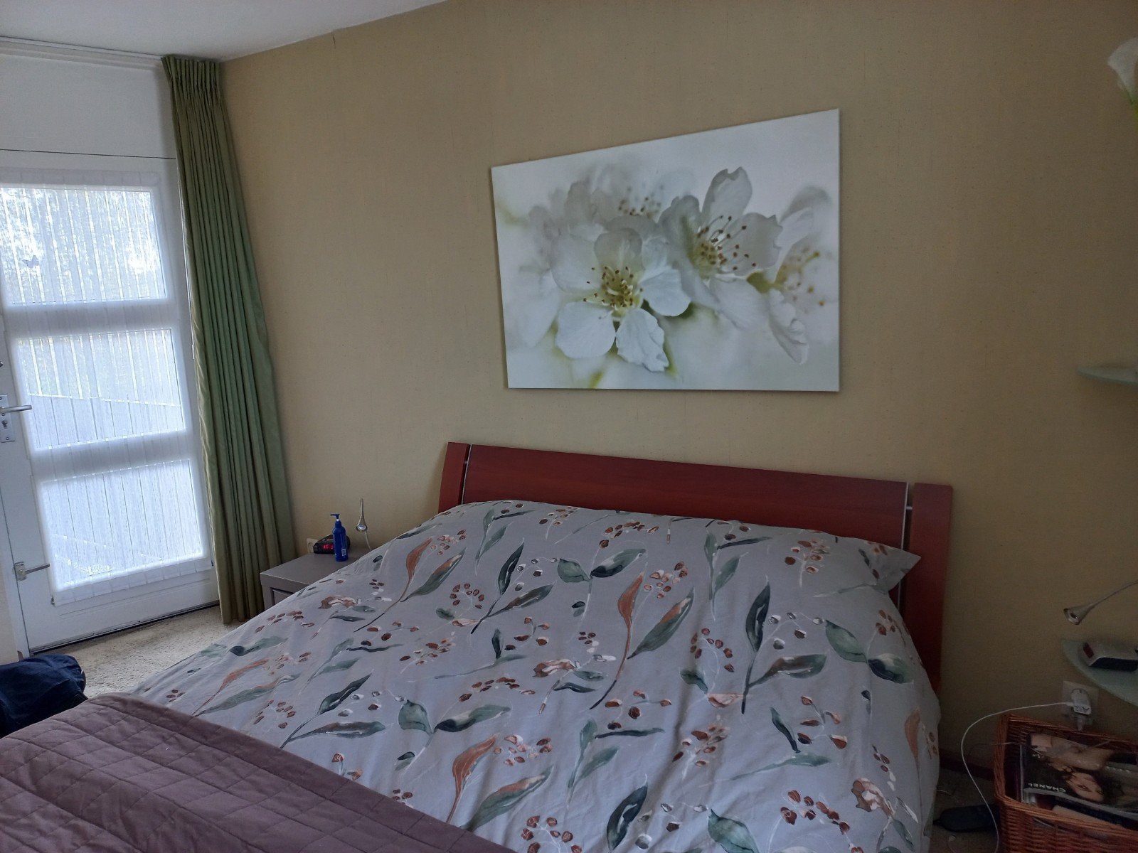 KERSENHOUTEN BEDOMBOUW VOOR MATRAS VAN 1.60X2 M, Huis en Inrichting, Ophalen, Tweepersoons