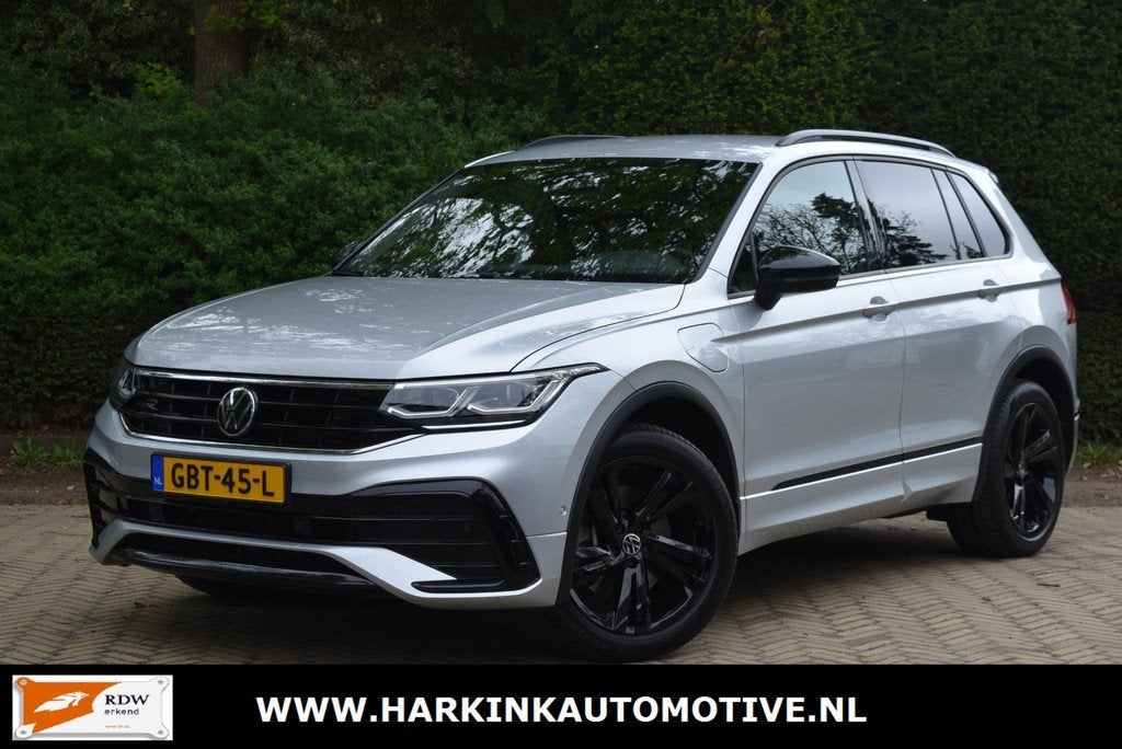 Volkswagen Tiguan 1.4 TSI eHybrid R-Line | CarPlay | Trekhaa, Stof, Euro 6, Grijs, Hybride Elektrisch/Benzine