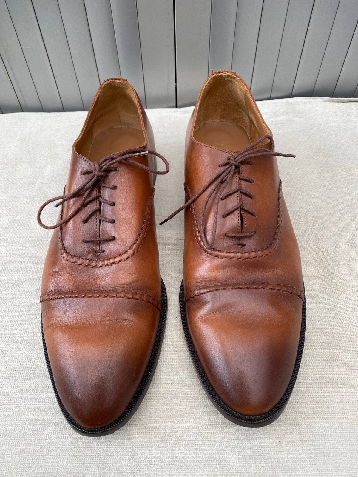 Ortiz & Reed Schoenen 45 leder, Bruin, Ophalen of Verzenden, Zo goed als nieuw, Veterschoenen
