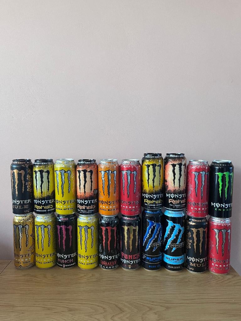 Monster Energy EU verzameling, Ophalen of Verzenden, Zo goed als nieuw, Overige, Overige merken