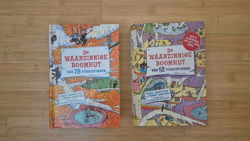 De Waanzinnige Boomhut [52 en 78 verdiepingen], Ophalen of Verzenden, Zo goed als nieuw, Andy Griffiths en Terry Denton, Fictie algemeen