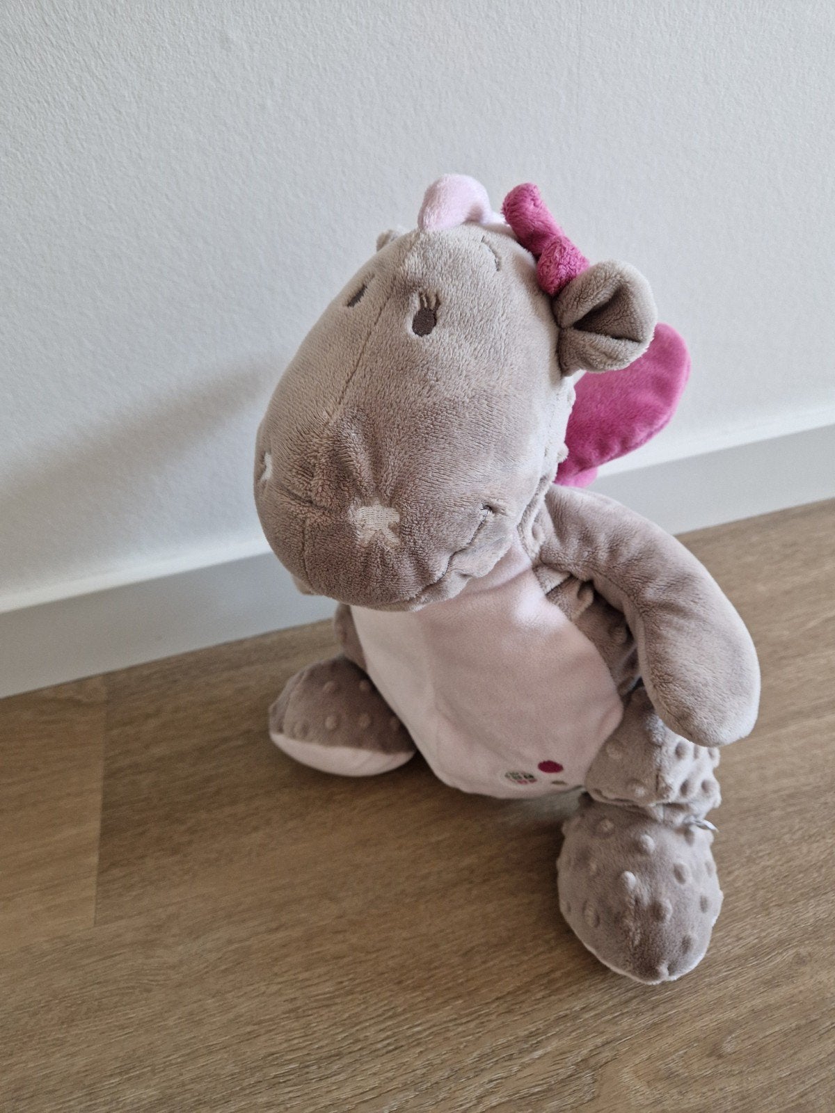 Knuffel Noukie's draakpink girl roze 42 cm K9340, Ophalen of Verzenden, Zo goed als nieuw, Overige typen