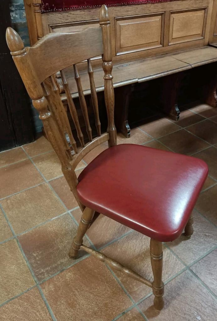 6 oude gebruikte vintage retro stoelen, Ophalen of Verzenden, Gebruikt, Vijf, Zes of meer stoelen