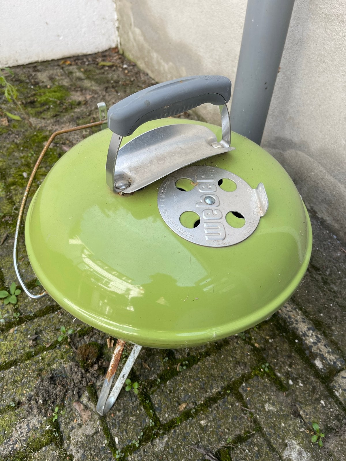 Groene Weber houtskool BBQ - Opknapper, Ophalen, Gebruikt