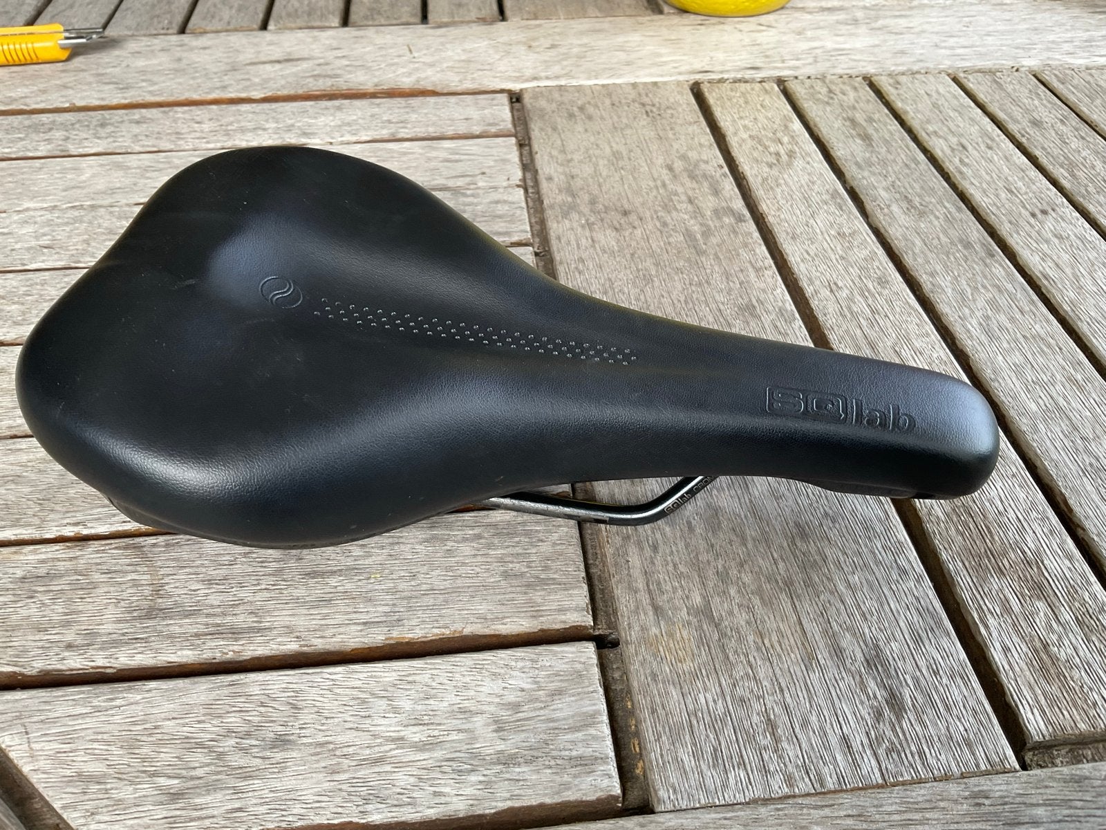 SQlab 602 Ergolux Active 2.1 trekkingzadel, maat 15, Fietsen en Brommers, Fietsonderdelen, Zo goed als nieuw, Zadel, Overige materialen