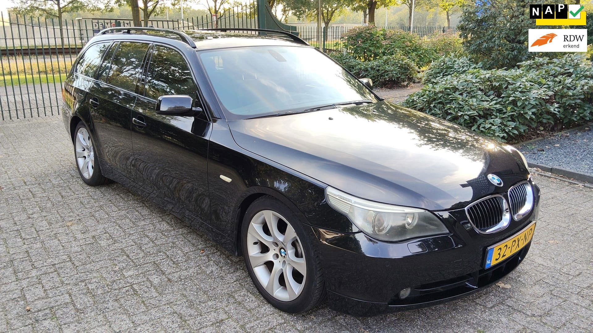 BMW 5-serie Touring 545i V8 Executive Nl auto , Nieuwe APK, Auto's, Automaat, Achterwielaandrijving, Gebruikt, 1700 kg