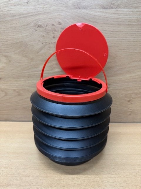 Afvalbakje opvouwbaar Ø 17,5cm., Eddiys, Espel, Nieuw, Info@eddiys.eu