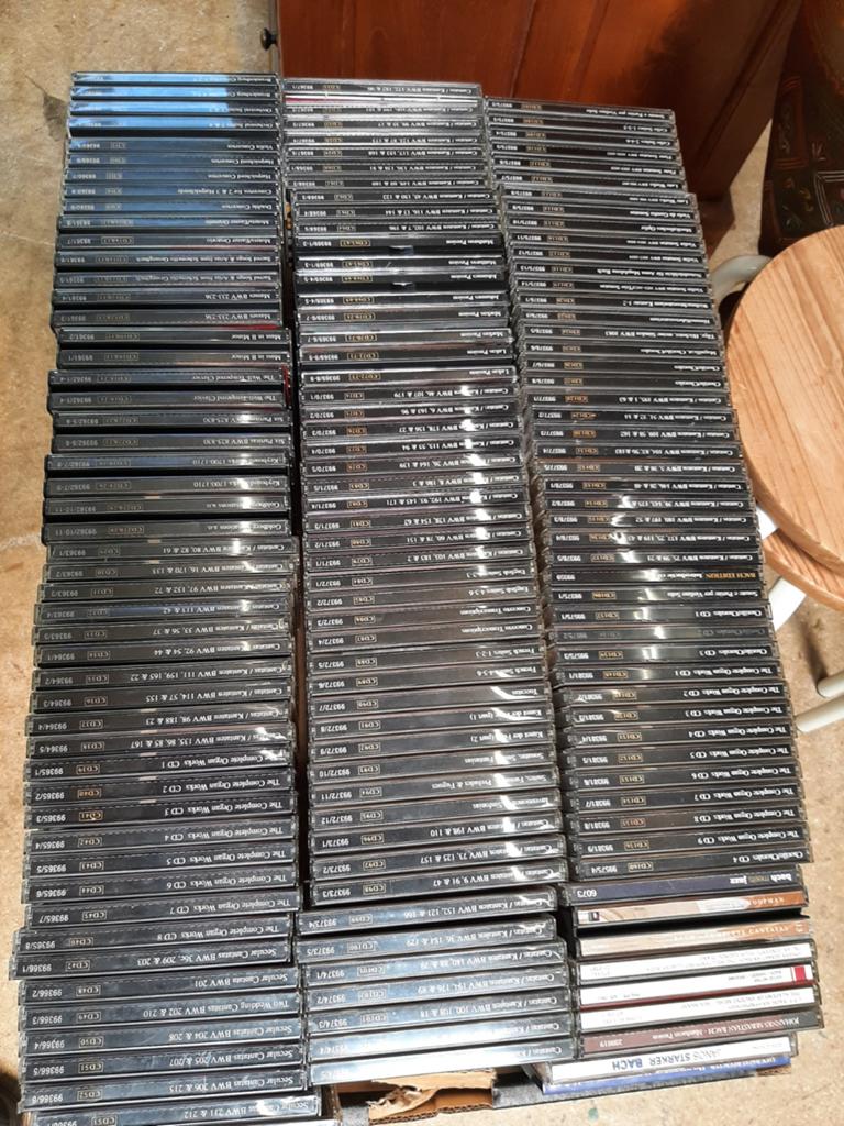 Grote partij van ongeveer 150 Bach CD's - serie en los, Gebruikt, Boxset, Overige typen, Ophalen of Verzenden