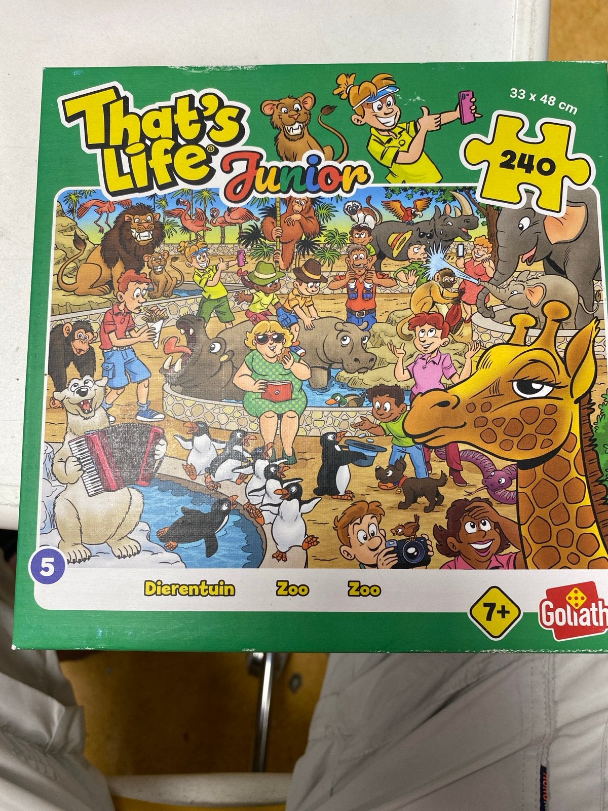 That's Life Junior Dierenpuzzel 240 stukjes Goliath no932645, Ophalen of Verzenden, Meer dan 50 stukjes, Gebruikt, 6 jaar of ouder