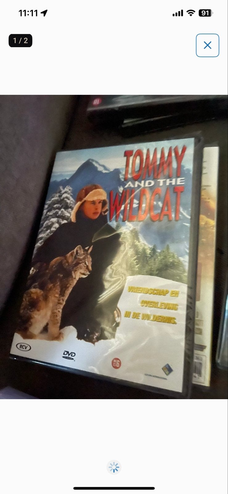 Tommy and the Wildcat DVD - Avontuurlijke Familiefilm, Cd's en Dvd's, Alle leeftijden, Nederlands, Overige genres, Ophalen of Verzenden