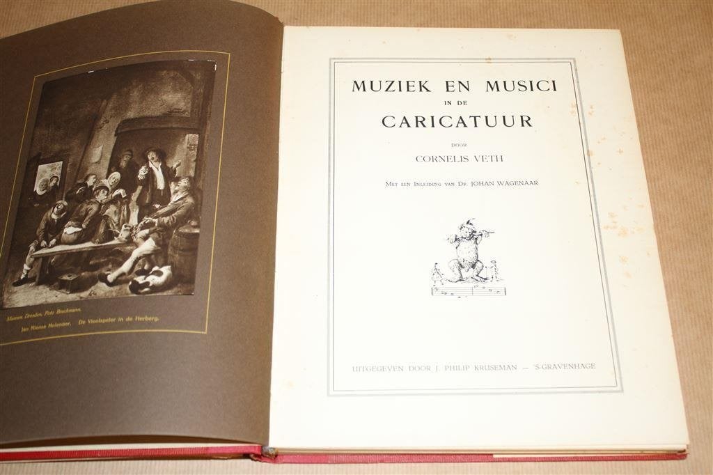 Muziek en musici in de caricatuur. Cornelis Veth, 1927., Ophalen of Verzenden, Gelezen