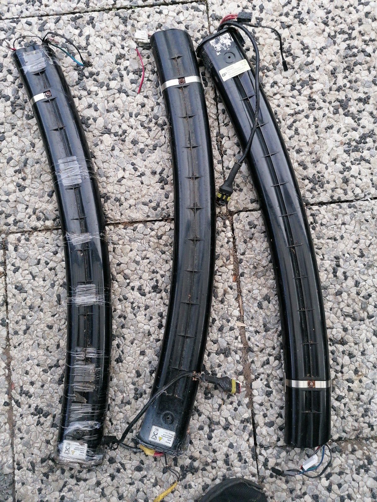 Sparta NiMH 24V Accu Batterijpakket voor E-bike (3 stuks), Gebruikt