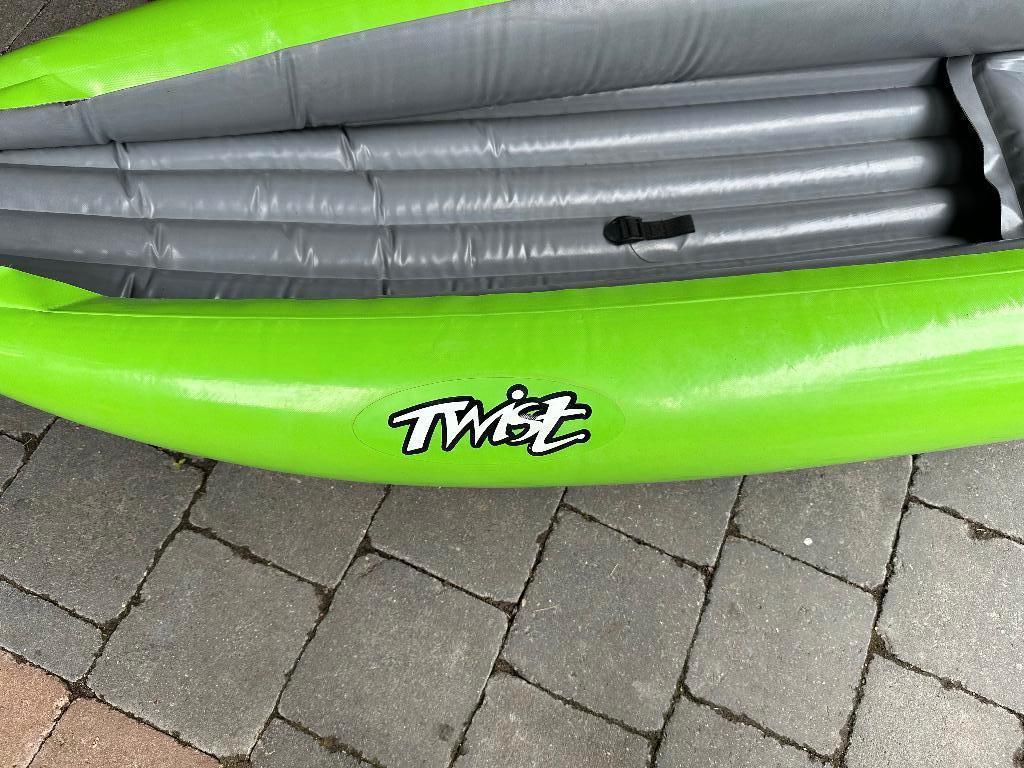 Gumotex twist inflatable kano, Watersport en Boten, Eén persoon, Wildwaterkano, Ophalen of Verzenden, Zo goed als nieuw
