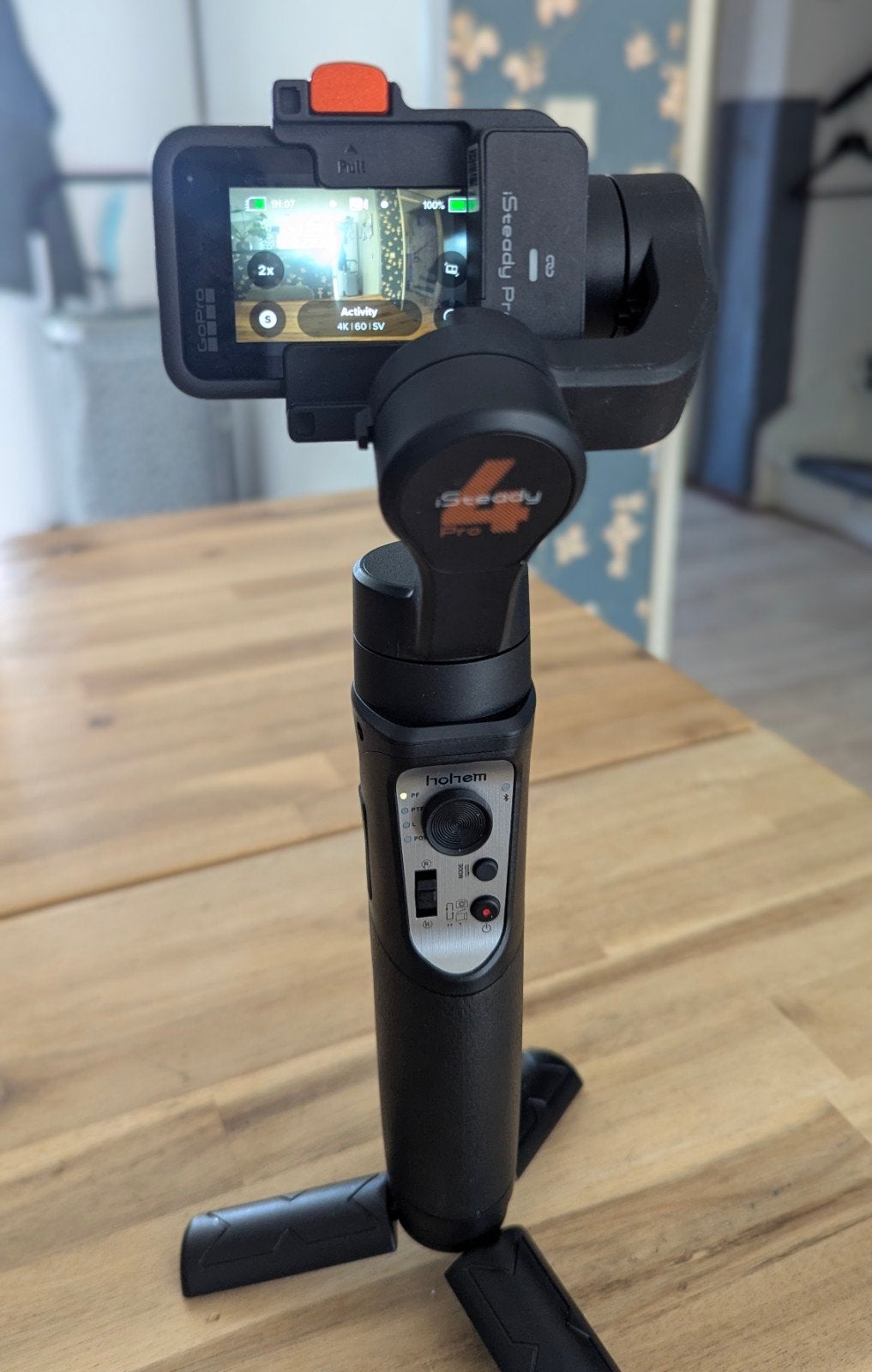 GoPro Hero 10 Black met Hohem iSteady Pro 4 Gimbal & Accu's, Ophalen of Verzenden, GoPro