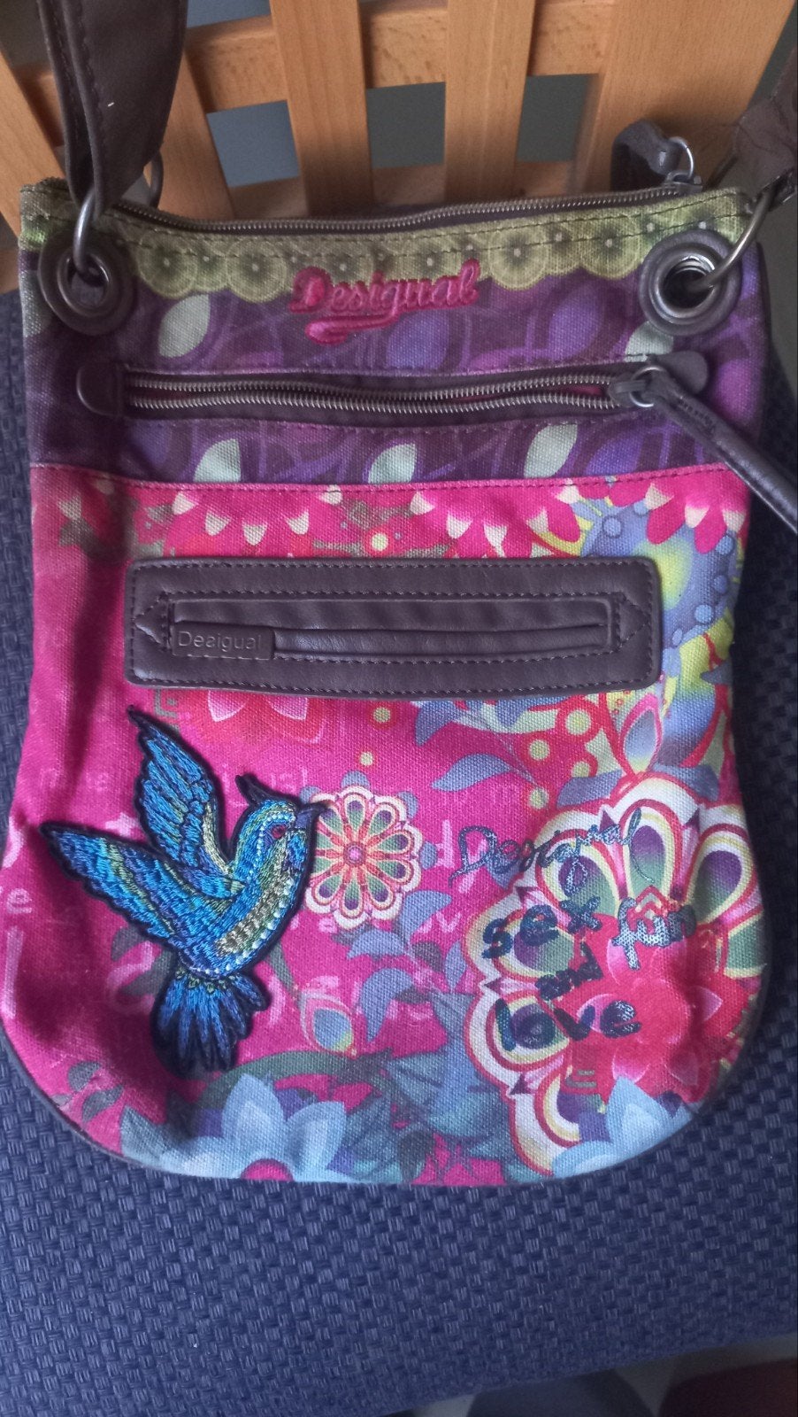 Desigual Schoudertas, Ophalen, Gebruikt, Roze, Overige merken