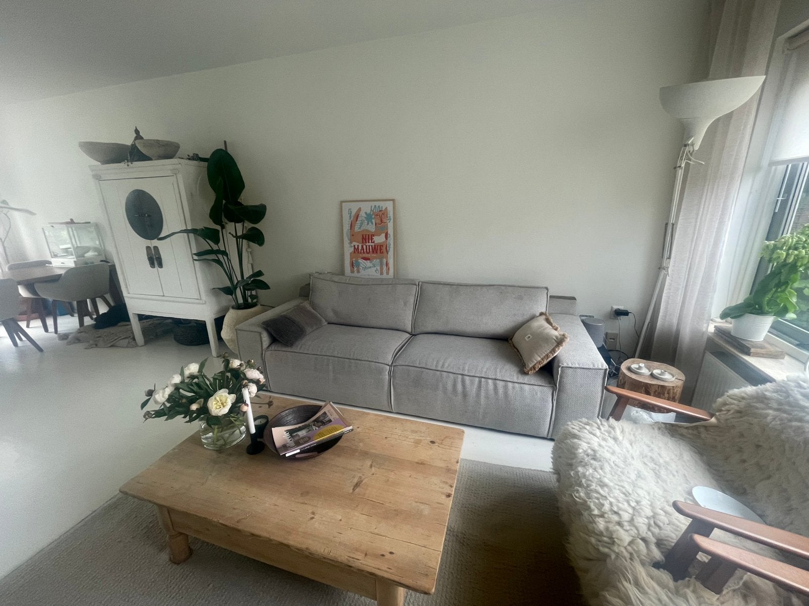 Mooie bank, Huis en Inrichting, Ophalen of Verzenden, Gebruikt, Stof, Modern