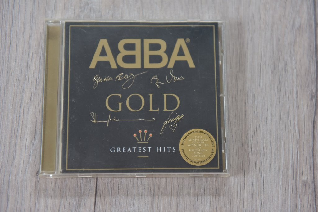 ABBA - LIMITED EDITION SIGNATURE ISSUE - GOLD GREATEST HITS, Cd's en Dvd's, Verzamelalbum, Verzenden, Pop, Inclusief doosje