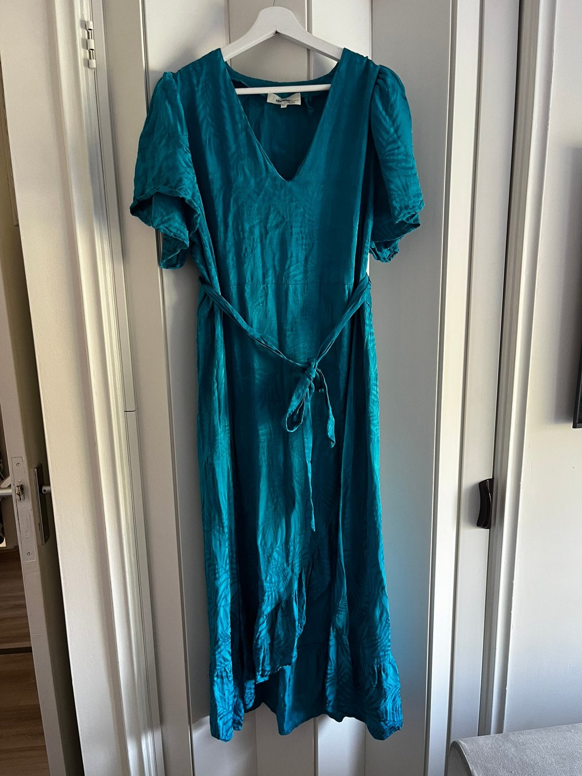 Shoeby fred van leer jurk maat xxxl, Blauw, Maat 46/48 (XL) of groter, Ophalen of Verzenden, Zo goed als nieuw