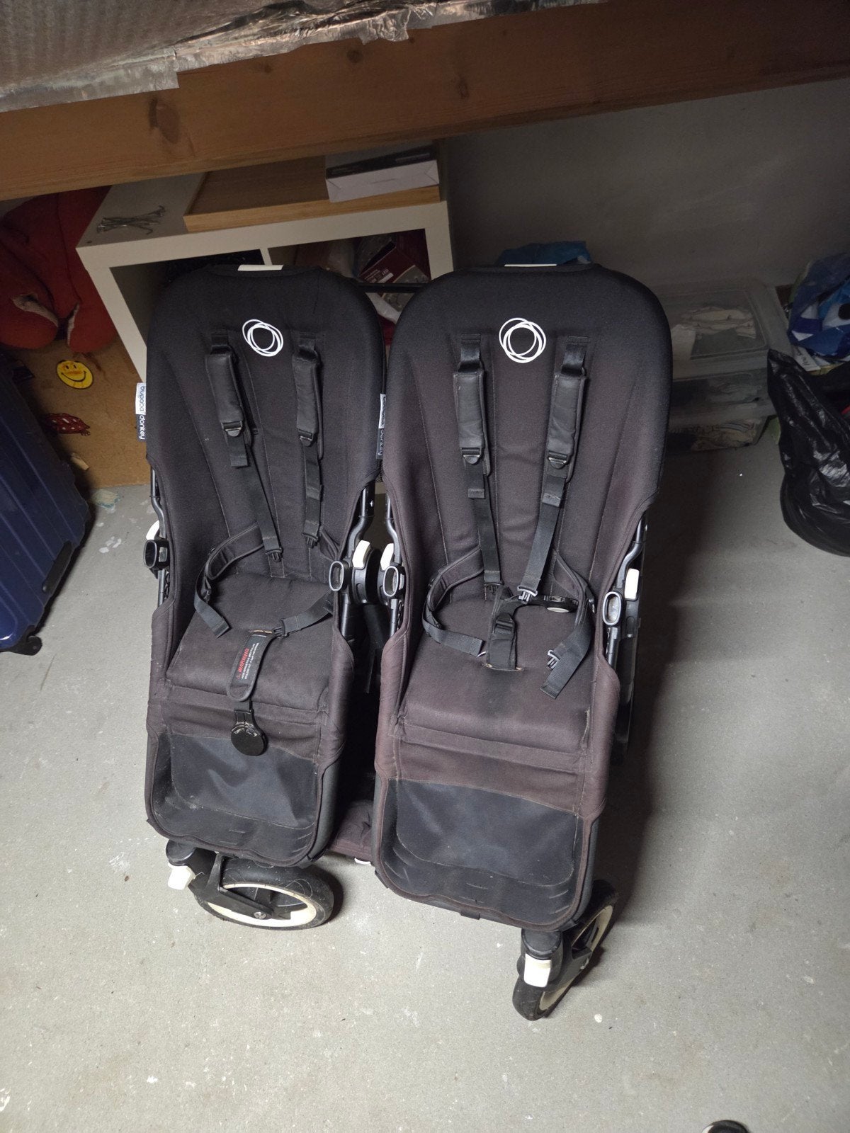 Bugaboo Donkey Duo. Diesel uitvoering, Gebruikt, Bugaboo, Verstelbare duwstang, Ophalen