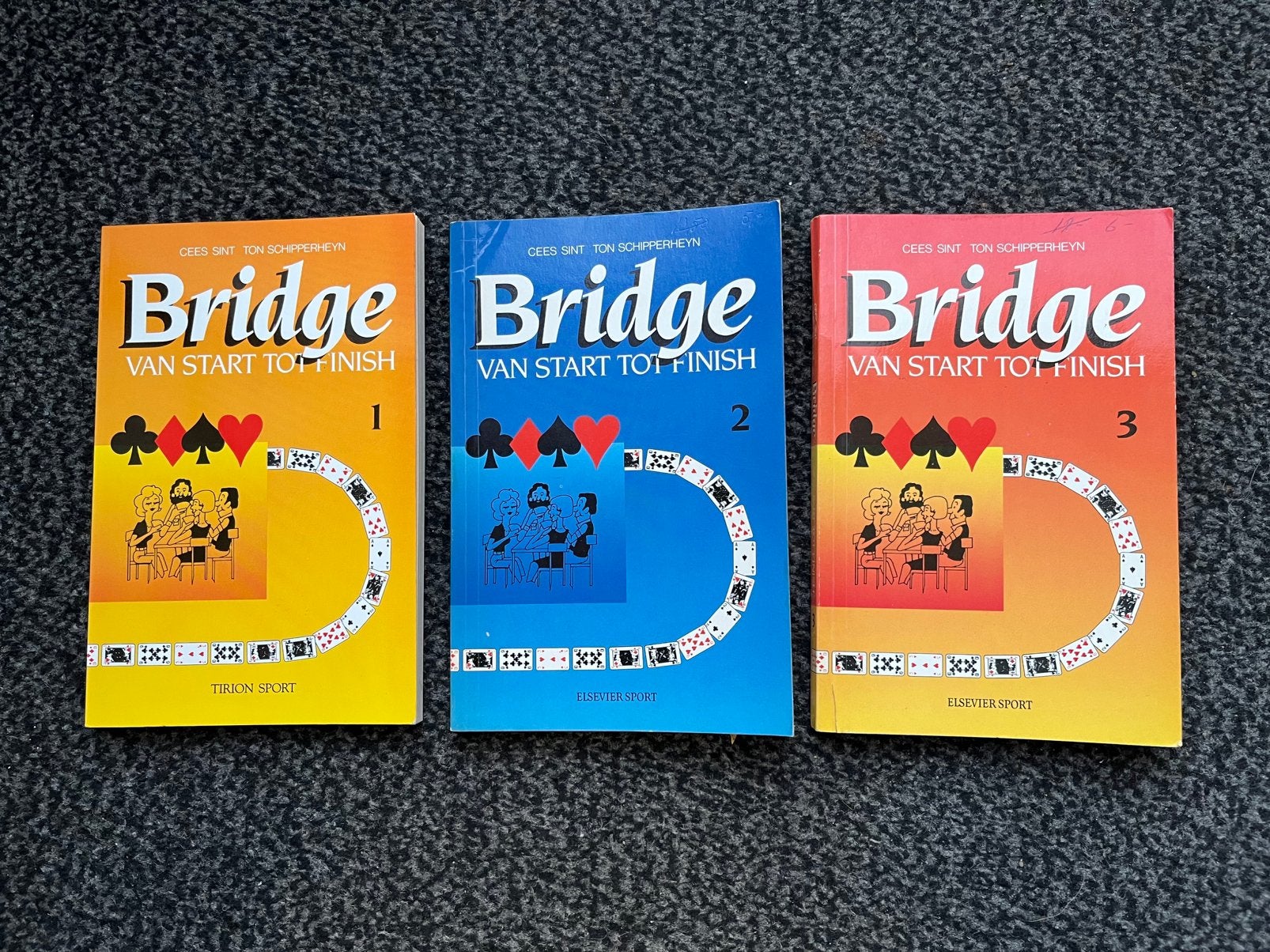 3 bridge boeken/ puzzels, BRIDGE VAN START TOT FINISH, Ophalen