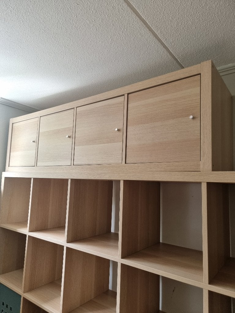 IKEA KALLAX vakkenkast - 4vaks, Huis en Inrichting, Kasten | Boekenkasten, Ophalen, Minder dan 50 cm, Overige materialen, 100 tot 150 cm