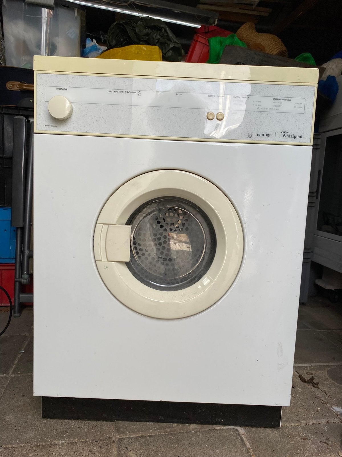 Droogtrommel Philips Whirlpool, Witgoed en Apparatuur, Wasdrogers, Ophalen, Condens, 85 tot 90 cm