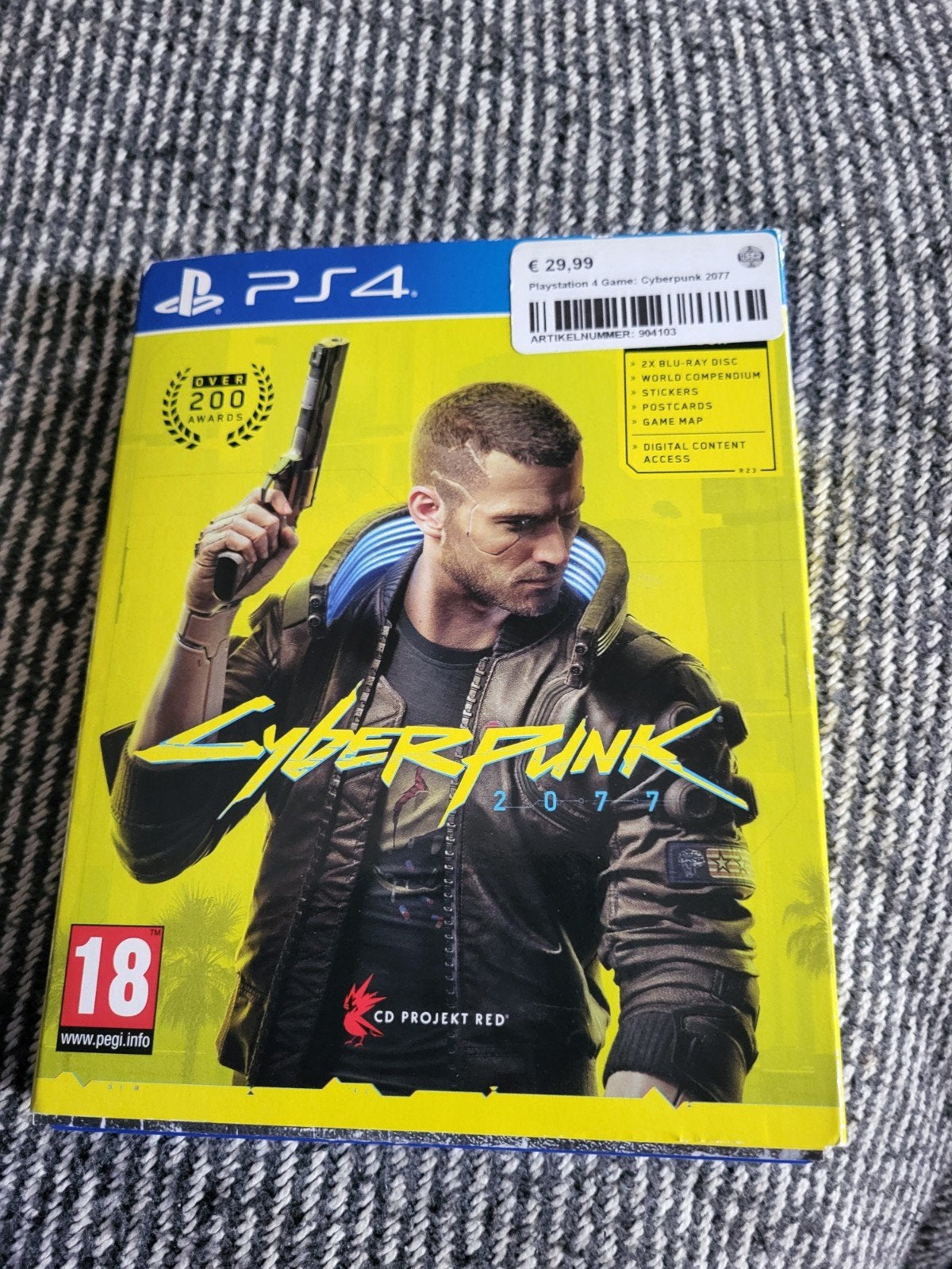 Cyberpunk 2077 PS4 - zgan, Vanaf 18 jaar, 1 speler, Nieuw, Ophalen of Verzenden