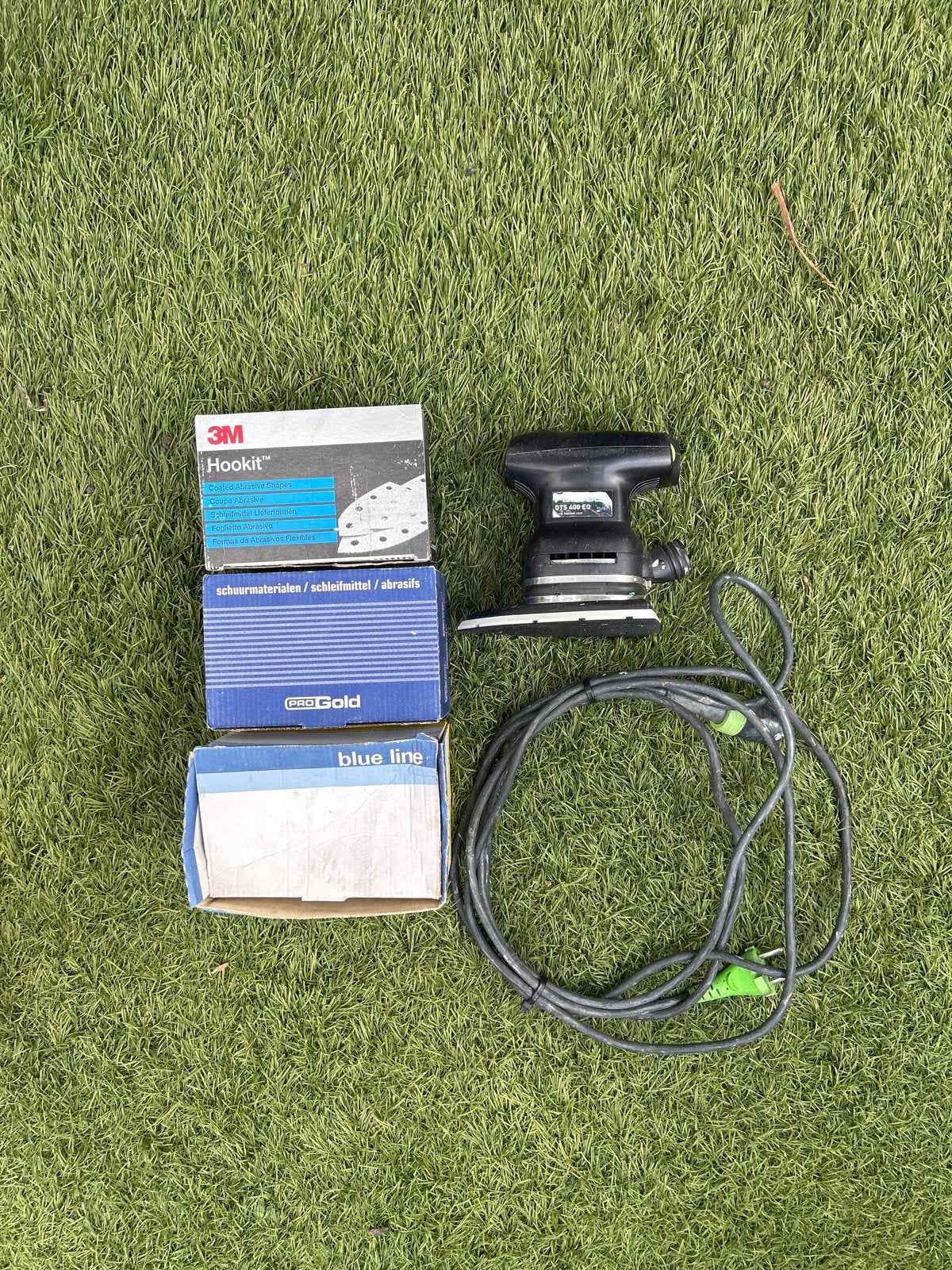 Festool DTS 400 EQ vlakschuurmachine, Ophalen of Verzenden, Zo goed als nieuw, Minder dan 600 watt, Vlakschuurmachine
