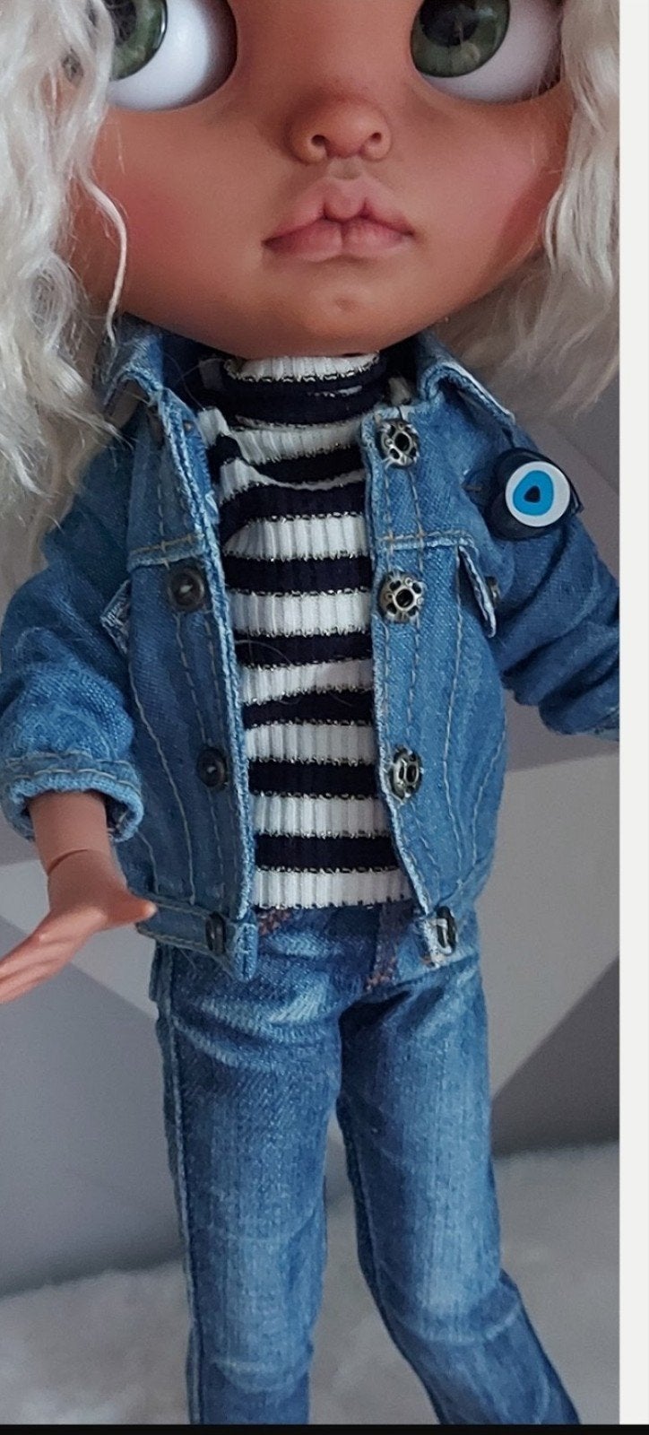 Mooie spijkerjas voor Blythe, Ophalen of Verzenden, Zo goed als nieuw, Kleertjes